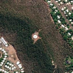 Satellite imagery of Mount Saunders, AU