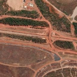 Satellite imagery of Dimbuka Rock, AU