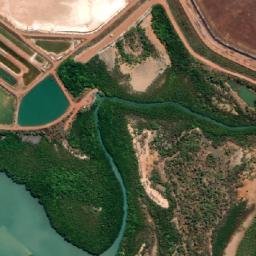 Satellite imagery of Dimbuka Rock, AU