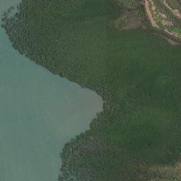 Satellite imagery of Gilruth Point, AU
