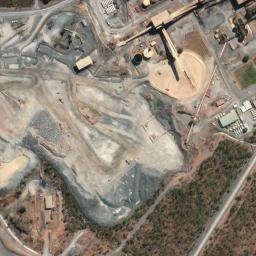 Satellite imagery of Ranger Uranium Mine, AU