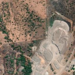 Satellite imagery of Mount Bundey Mine, AU