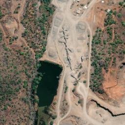 Satellite imagery of Mount Bundey Mine, AU
