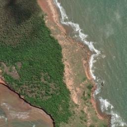 Satellite imagery of Bagbiringula Point, AU