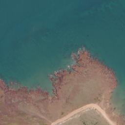 Satellite imagery of Cape Scott, AU