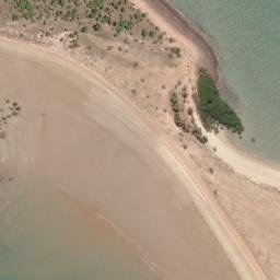 Satellite imagery of Cape Scott, AU