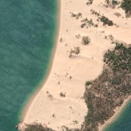 Satellite imagery of Curran Point, AU