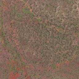 Satellite imagery of Mount Bridges, AU