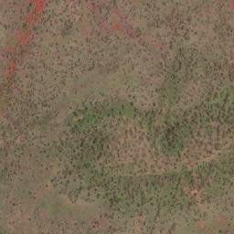 Satellite imagery of Mount Bridges, AU