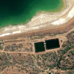 Satellite imagery of Shamrock Mine, AU