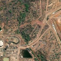 Satellite imagery of Shamrock Mine, AU