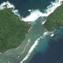 Satellite imagery of Vainuu Mountain, AS