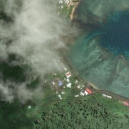 Satellite imagery of Vainuu Mountain, AS