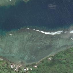 Satellite imagery of Vainuu Mountain, AS