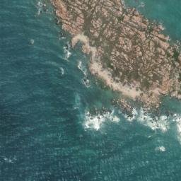 Satellite imagery of Cape Beatrice, AU