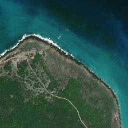 Satellite imagery of Cabo Melano, MZ