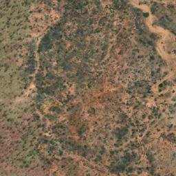 Satellite imagery of Harrys Knob, AU