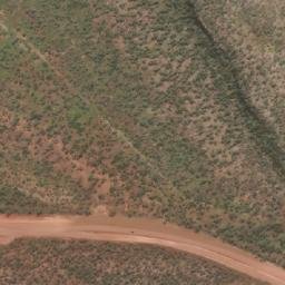 Satellite imagery of Mount Warrington, AU