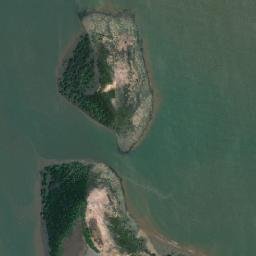 Satellite imagery of Islet Point, AU