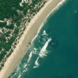 Satellite imagery of Ponta Namaete, MZ