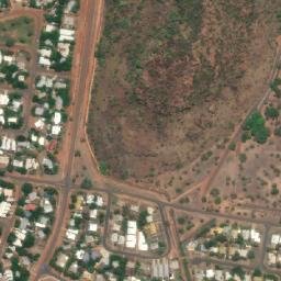 Satellite imagery of Mount Cyril, AU