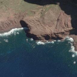 Satellite imagery of Man and Horse Cliffs, SH
