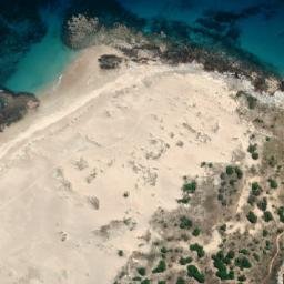 Satellite imagery of Swan Point, AU
