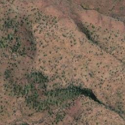 Satellite imagery of Mount Yates, AU