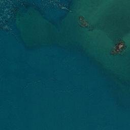 Satellite imagery of Pillar Rock, AU