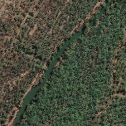 Satellite imagery of Pompey Knob, AU