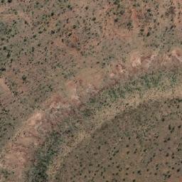 Satellite imagery of Pompeys Knob, AU