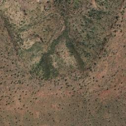 Satellite imagery of Pompeys Knob, AU