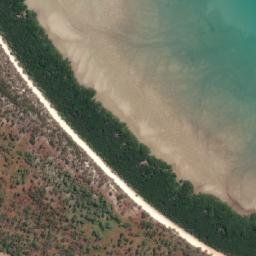 Satellite imagery of Whimbrel Point, AU