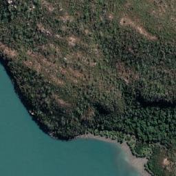 Satellite imagery of Black Knob Cliff, AU