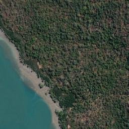 Satellite imagery of Black Knob Cliff, AU
