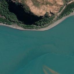 Satellite imagery of Black Knob Cliff, AU