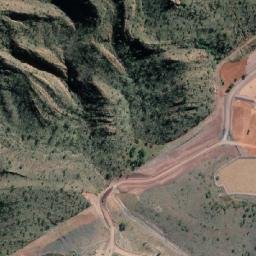 Satellite imagery of Argyle Diamond Mine, AU