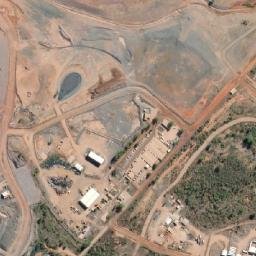Satellite imagery of Argyle Diamond Mine, AU