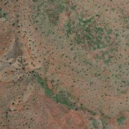 Satellite imagery of Gregorys Remarkable Pillar, AU
