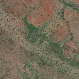 Satellite imagery of Gregorys Remarkable Pillar, AU