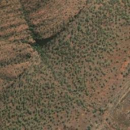 Satellite imagery of Mount Lush, AU