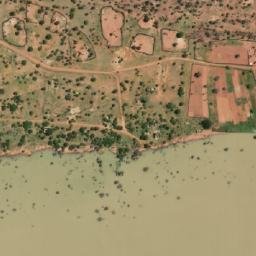 Satellite imagery of Calueque, AO