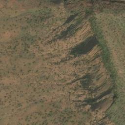 Satellite imagery of Mount Banggalarowi, AU