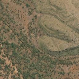 Satellite imagery of Needle Eye Rocks, AU