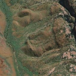Satellite imagery of Mount Ball, AU