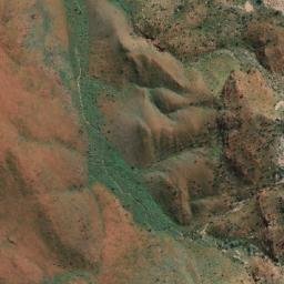 Satellite imagery of Mount Ball, AU