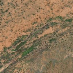 Satellite imagery of Mount Carson, AU