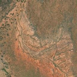 Satellite imagery of Mount Carson, AU
