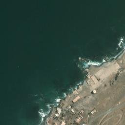 Satellite imagery of Pisagua Clock Tower, CL