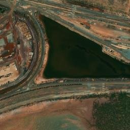 Satellite imagery of Cemetery Hill, AU